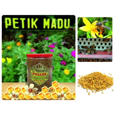 Bee Pollen Murni Raw / Bee Pollen butiran 350gram